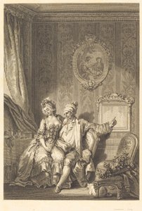 Le calendrier des vieillards - Jean Dambrun after Jean Honoré Fragonard