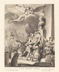 À un peuple libre - Jean Dambrun after Jean Michel Moreau