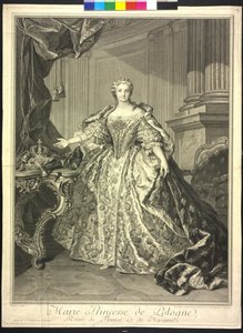 Maria Leszczynska - Jean Daullé