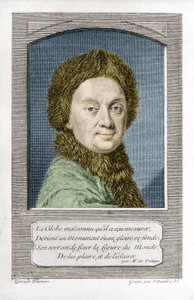 Pierre Louis Moreau de Maupertuis, astronome (1698 - 1759), gravé par J. Daullé en 1755