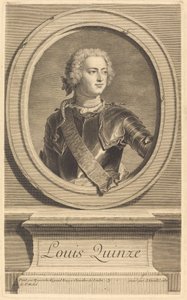 Louis XV - Jean Daullé after Hyacinthe Rigaud