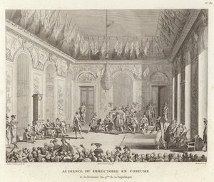 Audience du Directoire en costume