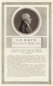 Portrait de Charles-François Lebrun, duc de Plaisance - Jean Duplessi Bertaux