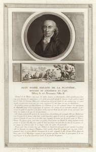 Portrait de Jean-Marie Roland, vicomte de la Platière - Jean Duplessi Bertaux