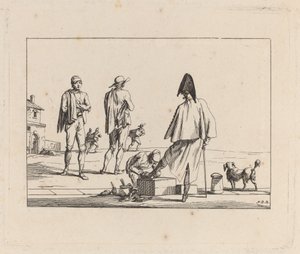 Commandant faisant cirer ses bottes - Jean Duplessis Bertaux