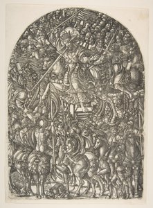 Christ monté sur un cheval blanc, de l