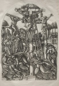 Christ en croix entre les deux voleurs, avant 1561 - Jean Duvet