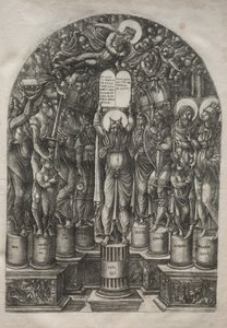 Moïse entouré par les patriarches - Jean Duvet