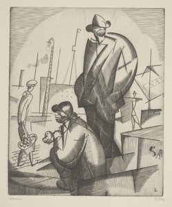 Dockers noirs - Jean Emile Laboureur