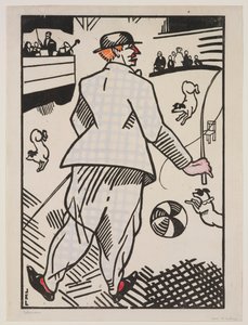 Le Clown aux Chiens - Jean Emile Laboureur