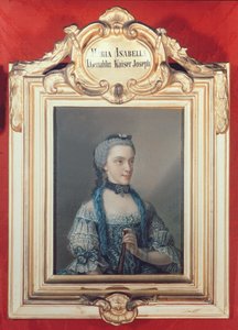 Maria Isabella de Parme, première épouse de Joseph II Empereur du Saint-Empire (1741-90) 1762 - Jean Étienne Liotard