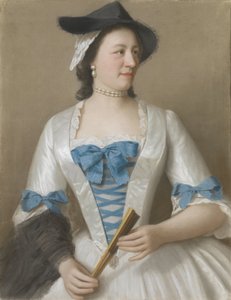 Portrait de Jeanne-Elisabeth Sellon, Lady Tyrell - Jean Étienne Liotard