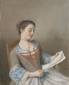 La liseuse (Marianne Lavergne, une nièce de l
