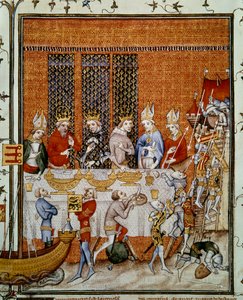 Banquet offert par le roi Charles V de France - Jean Fouquet