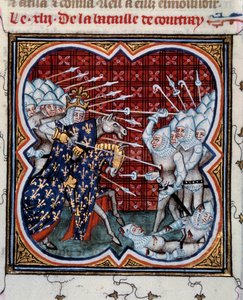 Bataille de Courtrai entre Philippe IV le Bel (1268-1314) et les Flamands dite Bataille des Éperons d