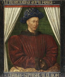 Portrait du roi Charles VII de France - Jean Fouquet