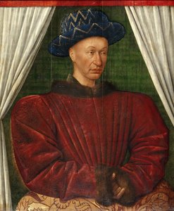 Portrait du roi Charles VII de France, 1445-1450 - Jean Fouquet