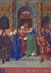 Le Mariage de la Vierge, vers 1455, 1939 - Jean Fouquet