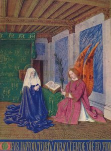 La seconde Annonciation, vers 1455, 1939 - Jean Fouquet