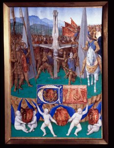 Le martyre de Saint Pierre, miniature tirée du Livre d