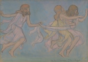 Enfants jouant, 1915 - Jean Francis Auburtin