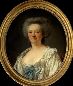 Portrait de Madame Geoffrin (Marie-Thérèse Rodet) - Jean Francois Colson