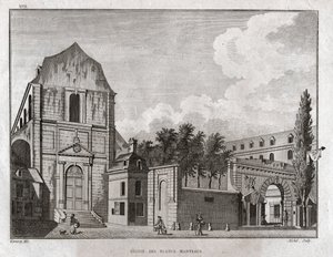 Église des Blancs Manteaux, Paris (gravure, vers 1780)
