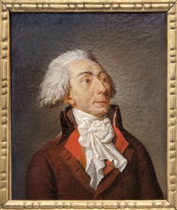 Portrait de Michel Lepeletier de Saint Fargeau (1760-1793), homme politique français, avocat, très actif en tant que membre de la Convention pendant la Révolution, il a élaboré un plan d