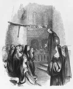 Abélard prêchant au Paraclet, illustration de 