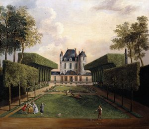Vues du Château de Mousseaux et de ses jardins - Jean Francois Hue