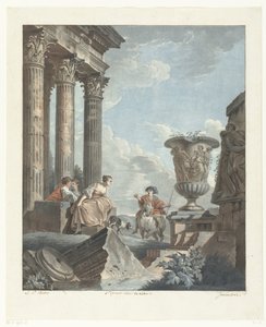 Ruines antiques - Jean Francois Janinet