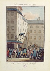 Événements du 22 octobre 1789 : Pendaison d