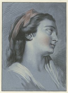 Tête de jeune femme - Jean Francois Janinet