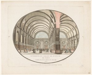 Intérieur du Palais de Justice de Paris - Jean Francois Janinet