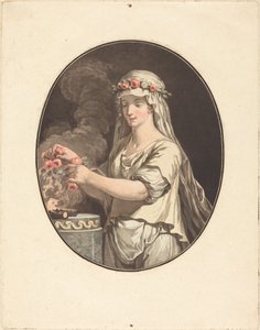 La jeune vestale - Jean Francois Janinet