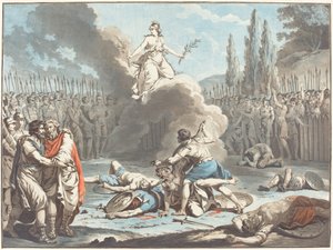 Le combat des Horaces et des Curiaces, 1783 - Jean Francois Janinet