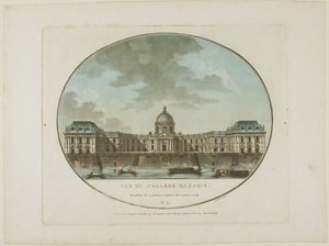 Vue du collège Mazarin