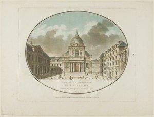 Vue de la Sorbonne - Jean Francois Janinet