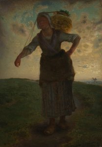 Une laitière normande à Gréville, 1871 - Jean Francois Millet