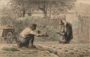 Premiers Pas - Jean Francois Millet