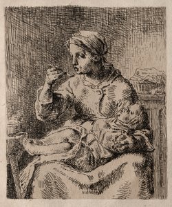 La Bouillée - Jean Francois Millet