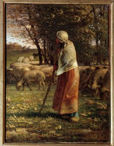 La petite bergère - Jean Francois Millet