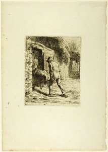 Paysanne avec une Brouette - Jean Francois Millet