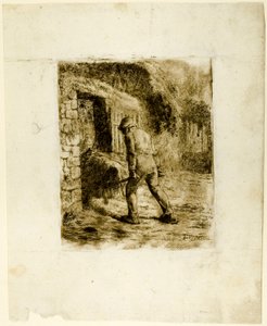 Paysanne avec une brouette - Jean Francois Millet