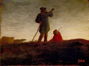 Rappel du troupeau - Jean Francois Millet