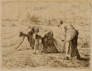Les glaneurs - Jean Francois Millet