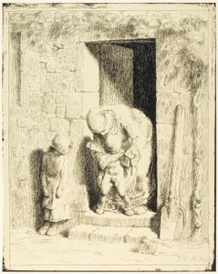 La Précaution Maternelle - Jean Francois Millet