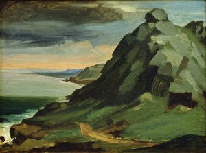 Le Rocher de Catel, ou Les Falaises de La Haye, 1844 - Jean Francois Millet