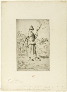 Le fou - Jean Francois Millet