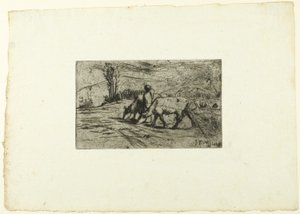 Les deux vaches - Jean Francois Millet